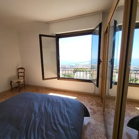 Apartamento Dans Provencale Avec Terrain De Boules Vue Imprenable Sur Monaco Beausoleil
